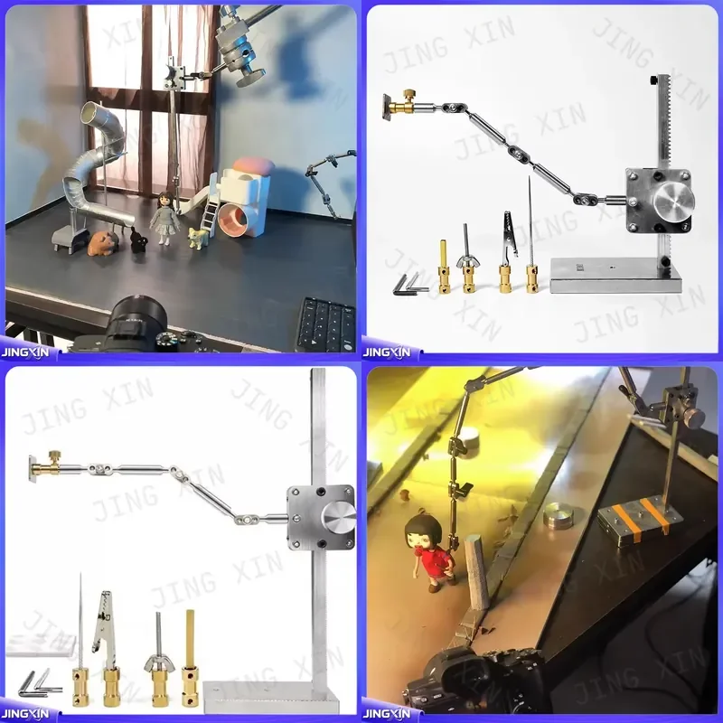 custom for Stop Motion Animation Rig Lifting Puppet Holder 25cm Arm Universal Photography Bracket Clay Figure Stand Tool