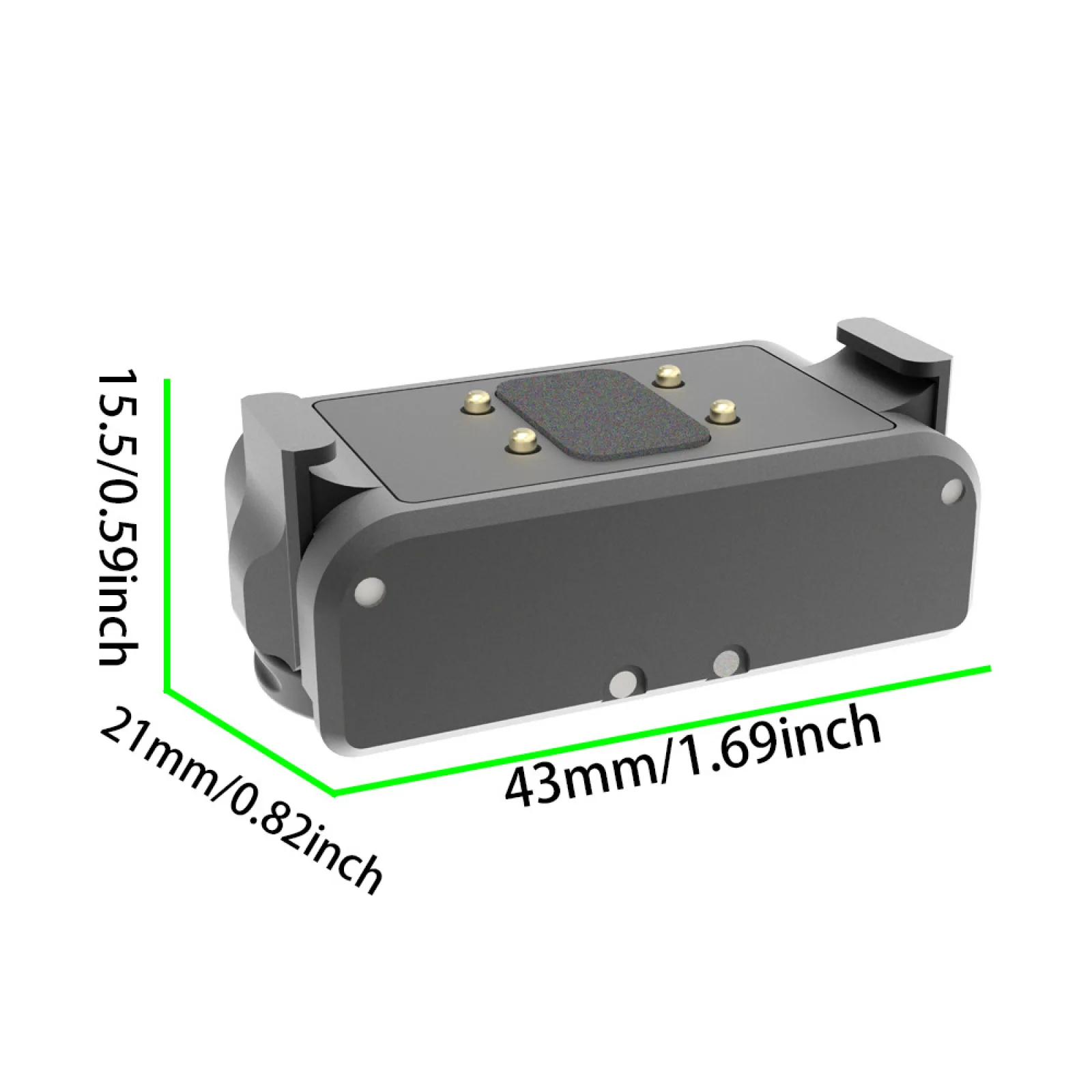 

For DJI OSMO Action Camera Quick Release Magnetic Mount Charging Base Foldable Adapter Bracket for DJI OSMO 360 And For Action 4