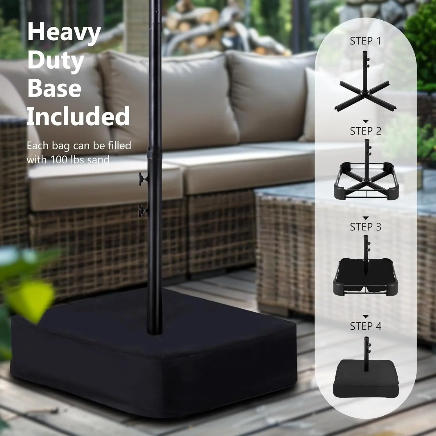 Thumbnail 4 - #5 Latest Outdoor Umbrella Bases Offers