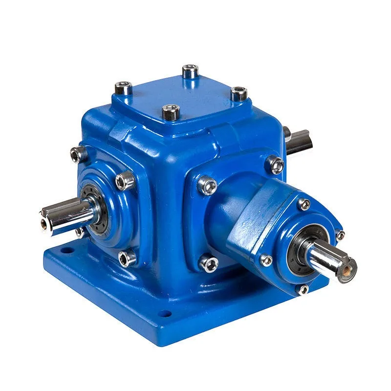 T4 Right Angle Gearbox Cross Diverter Bevel Gear Reducer Power Transmission Gear Drive Industrial Mechanical Spare Accessories