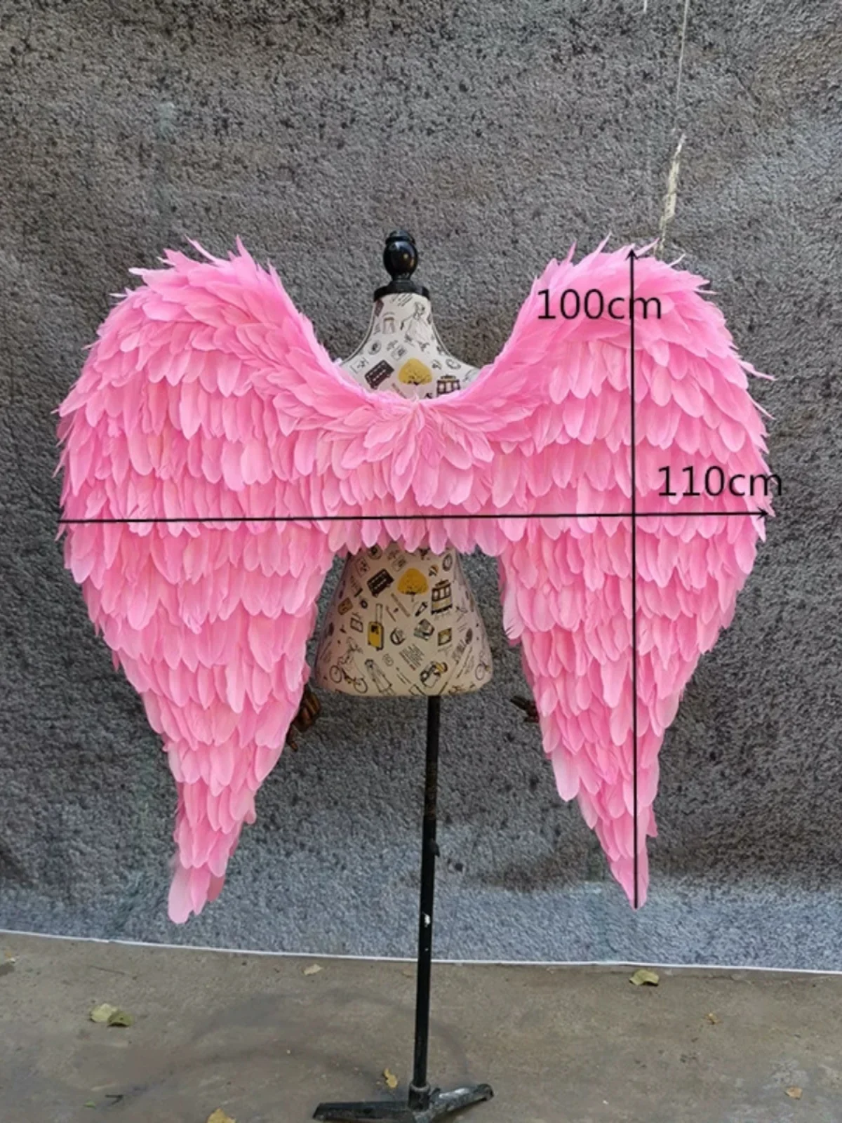 Angel Feather Wings Holiday Party Decoration Props Scene Layout Party Christmas Decor Adult Women Girls Catwalk Performance Show