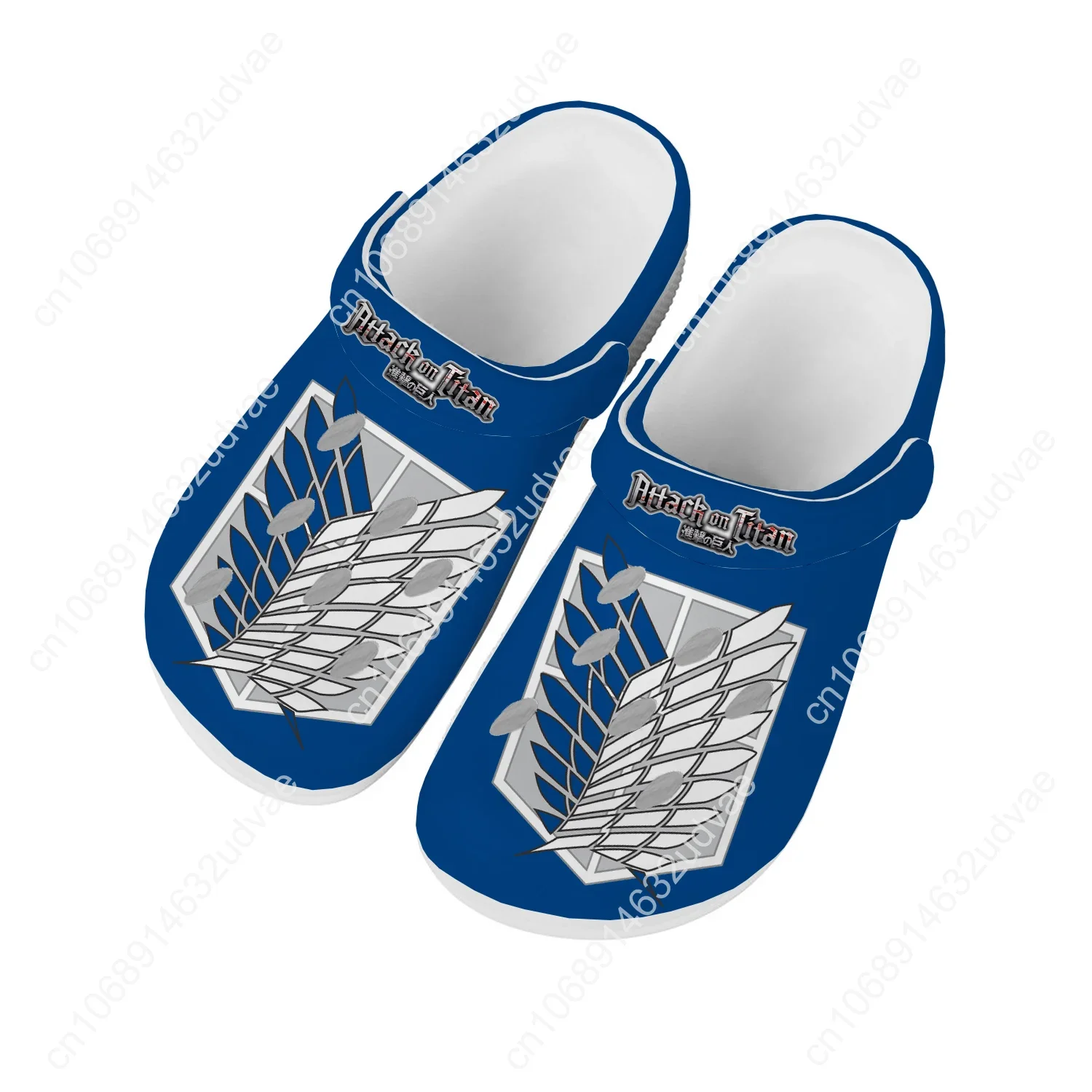 A-Attack on T-Titan Water Shoes Men Women Teenager High Quality Home Garden Clogs Custom Sandals Beach Breathable Hole Slippers