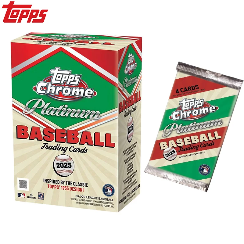 2025 Topps Chrome Platinum 55 Baseball Foil Box Trading Collection Card Look for Prism Parallels