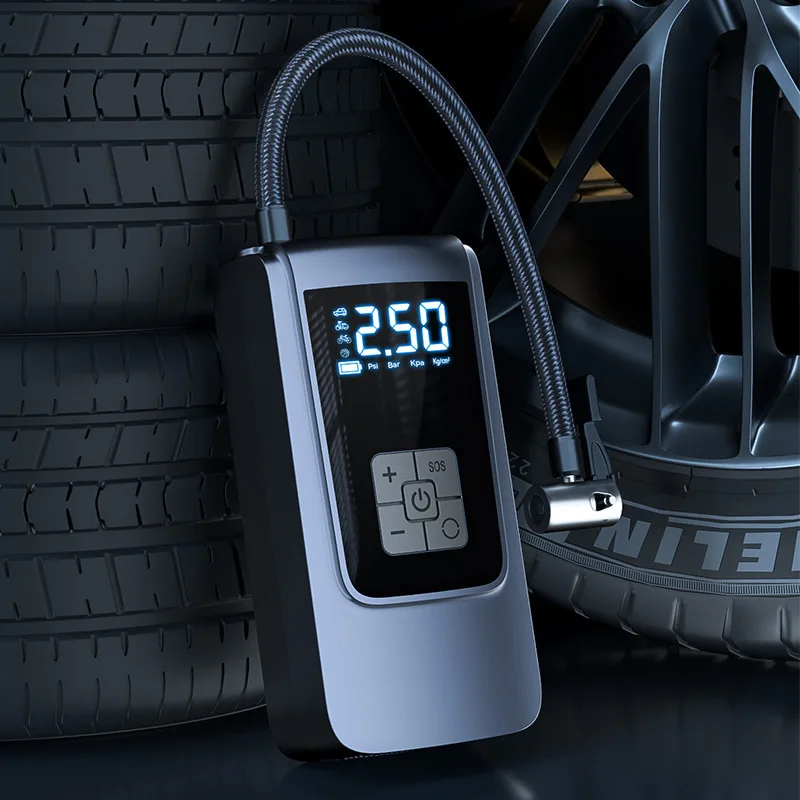 Portable Car Tire Inflator Smart Digital Display Electric Air Pump