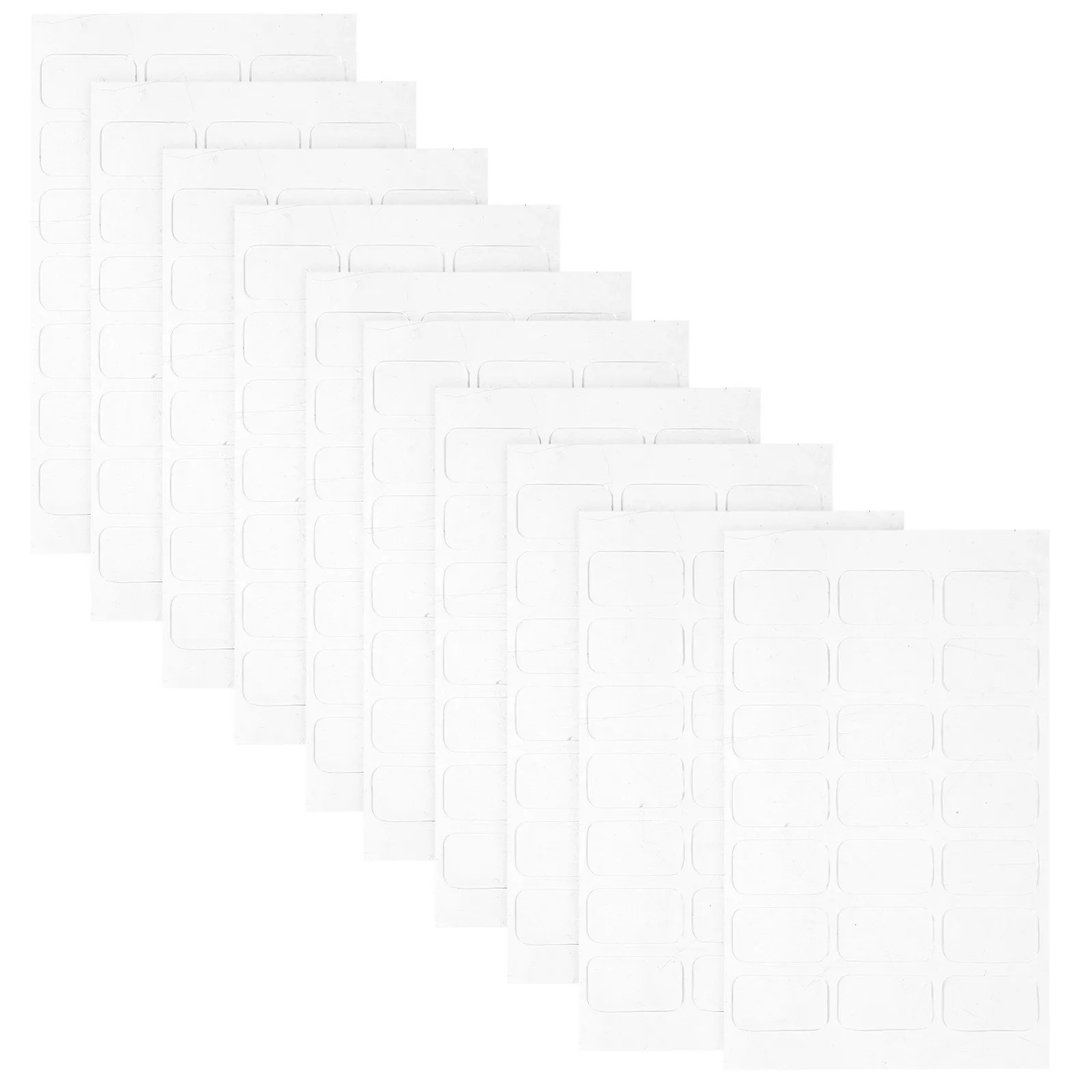 

10 листов наклеек для накладных ногтей, двусторонняя клейкая лента для демонстрации в салонах и красивого нейл-арта