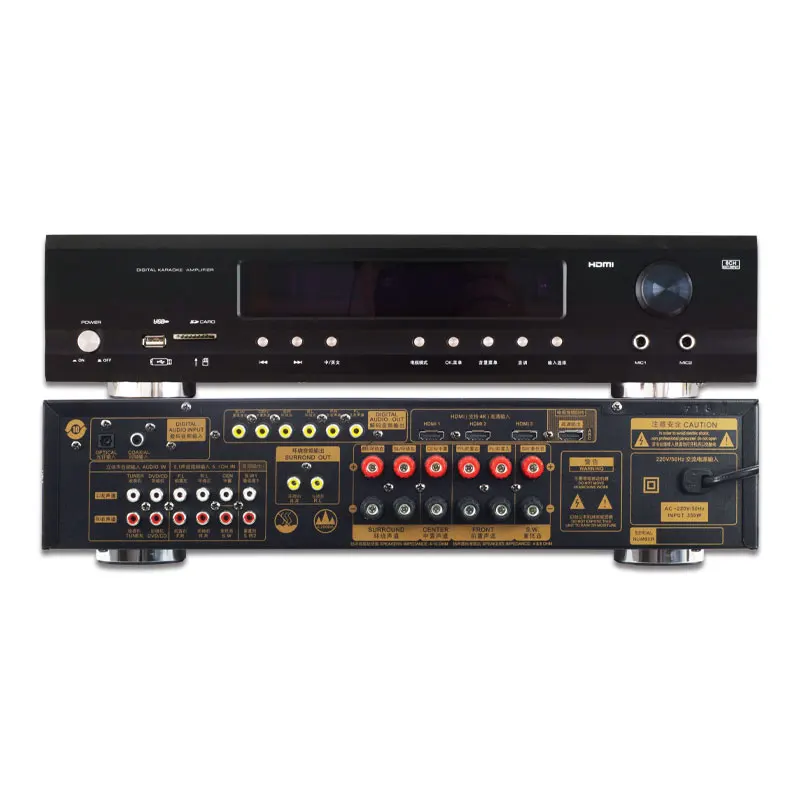 AV-880 Amplificador De Sonido Profesional Power Amplifier Av Receiver 5.1 Channel Home Theater Amplifier System