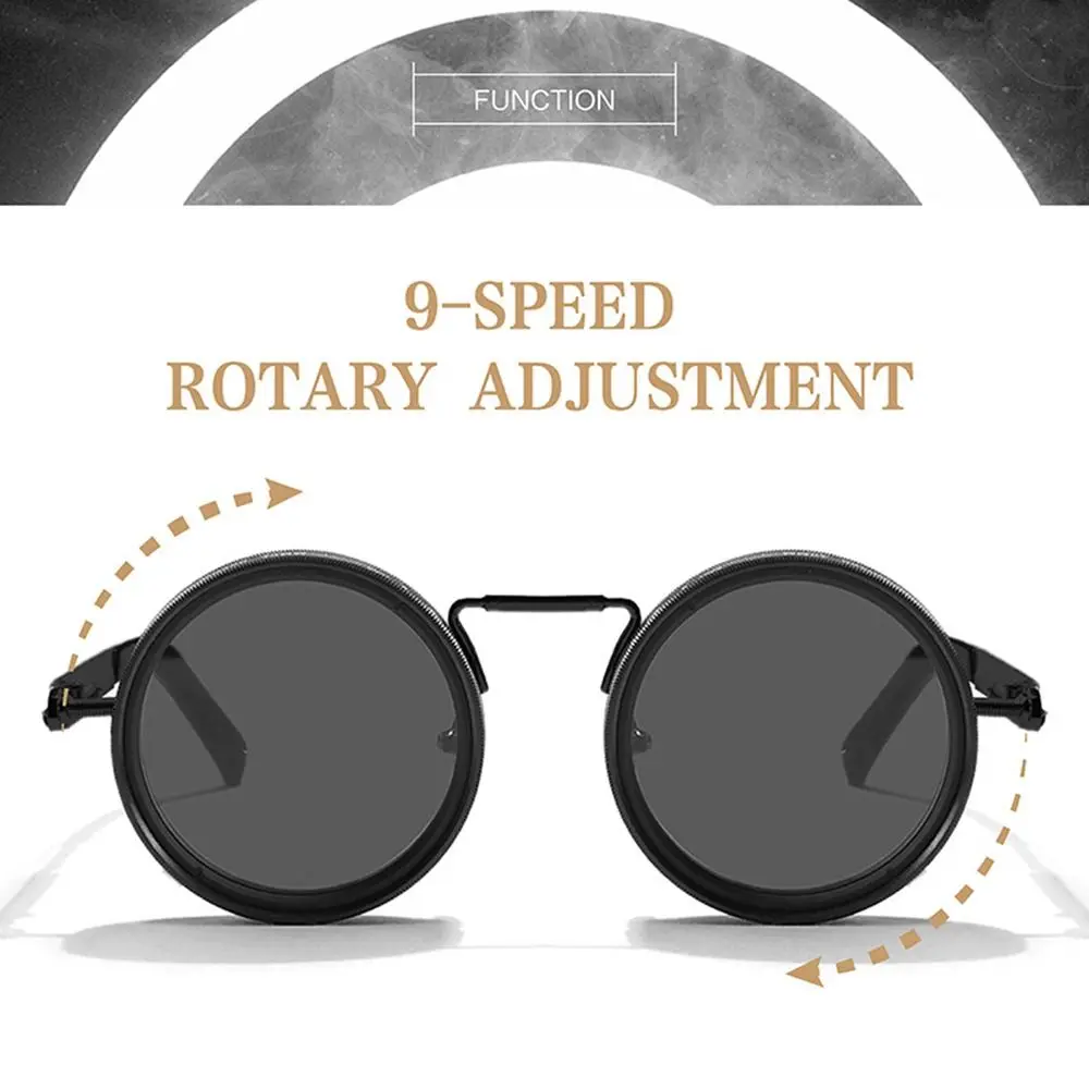 Fashion ND2-400 Adjustable Dimming Glasses ND Filter 9 Level Fishing Sunglasses UV400 Sun Glasses Outdoor