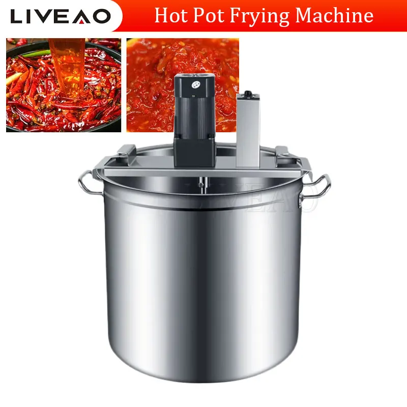 

Commercial Stainless Steel Electric Or Gas Heating Cooking Pot With Mixer Potato Sauce Paste Cooker