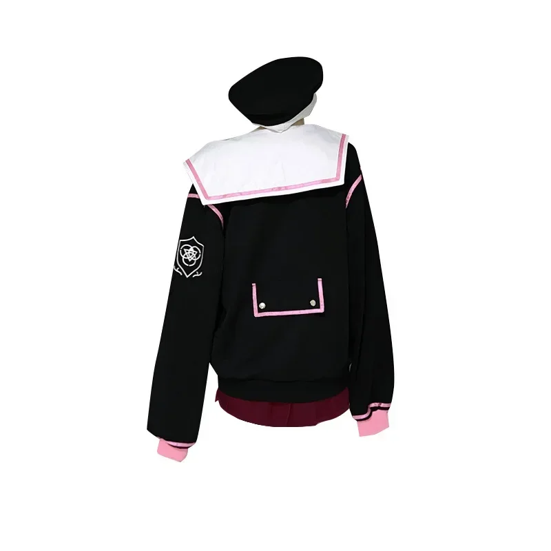 Игра Синий Архив Шимоэ Кохару Косплей Костюм Хэллоуин Ролевые Игры Женский Костюм Косплей Черная Матроская Юбка Прекрасная Одежда