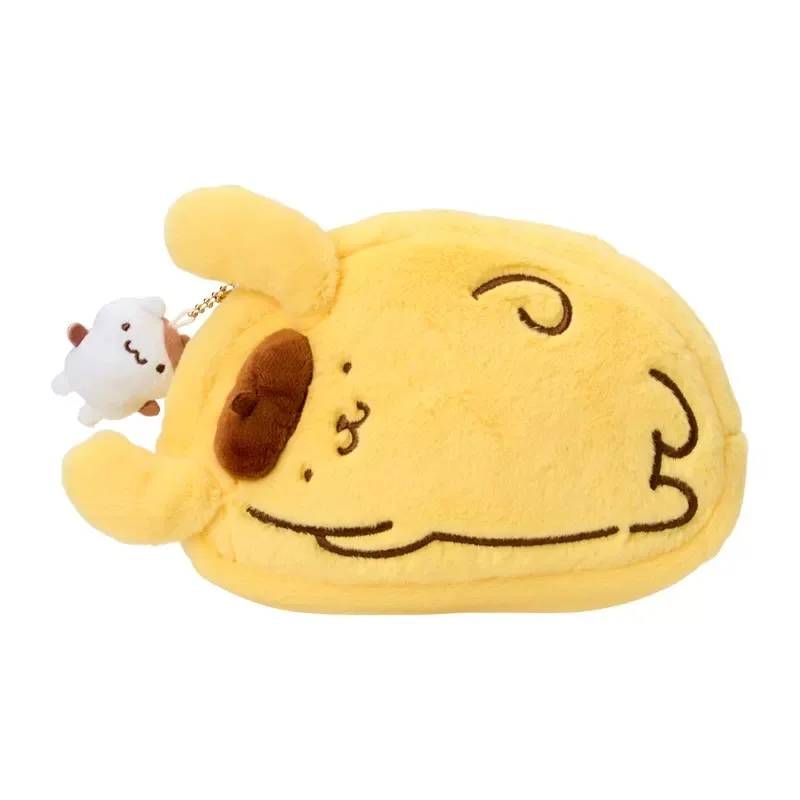 

Sanrios Pompom Purin плюшевая сумка-карандаш Kawaii Masyumaro пушистая сумка для ручек мультяшный маффин кошка кукла игрушка сумка кулон портмоне подарок