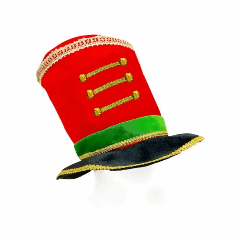 Headgear Plastic Christmas Welcome Hat Comfortable Checkered Glitter Sequin Christmas Hat Cosplay Soft Christmas Party Cap Adult
