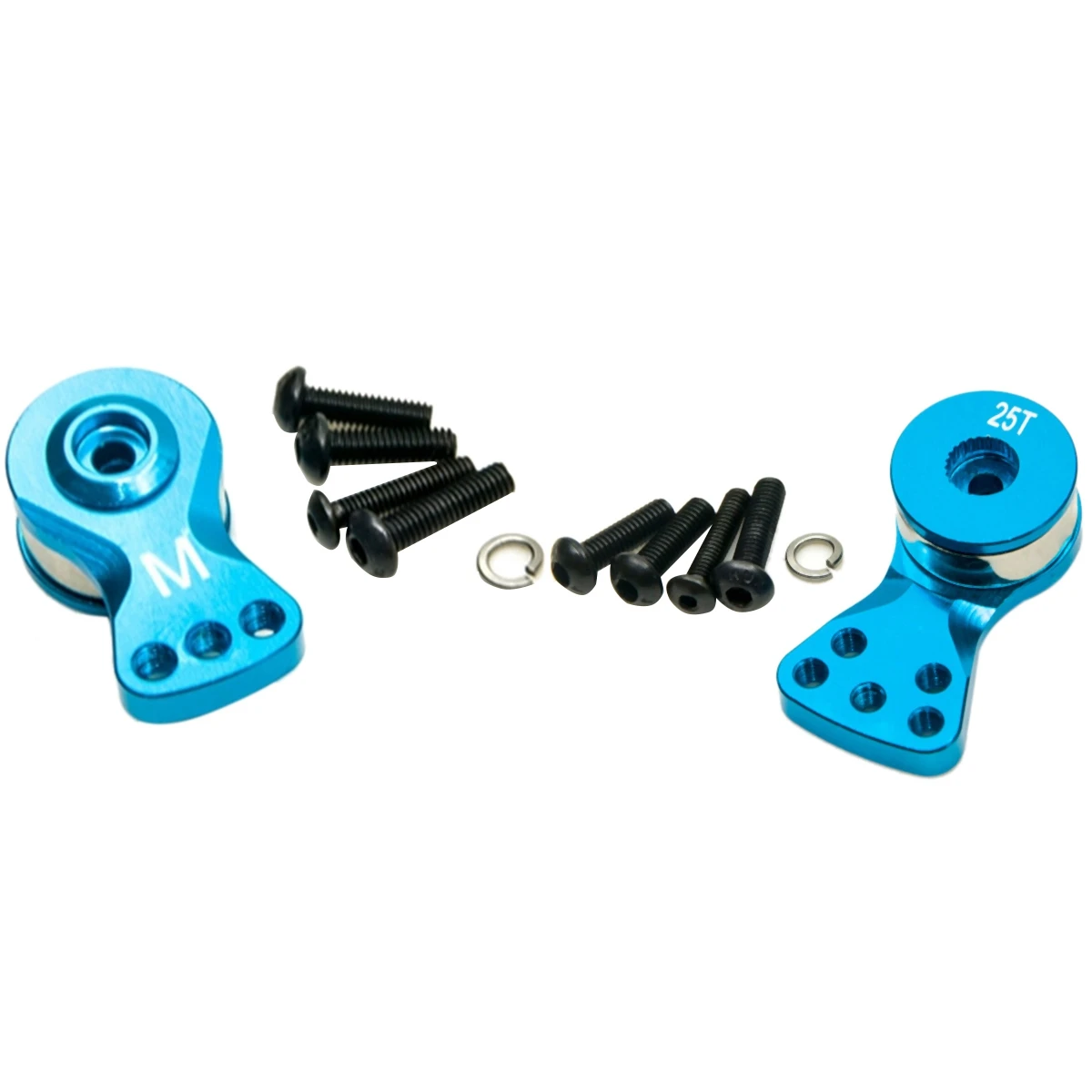 【Consumer-Favorite!】2 Stuks 25T Tanden Tand Half Servo Arm Hoorn Voor 1/8 1/10 RC Auto Boot FUTABA/SANWA/TACTIC/ACOMS/TAMIYA-18Mm &