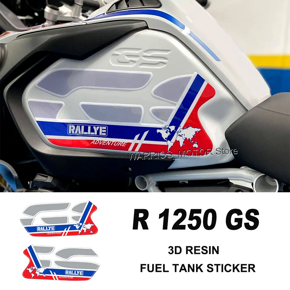 R1250GS Adv Sticker For BMW R1250 GS Adventure Rallye 2022 Fuel Tank Pad Waterproof Anti-scratch Motorcycle 3D Protector Sticker