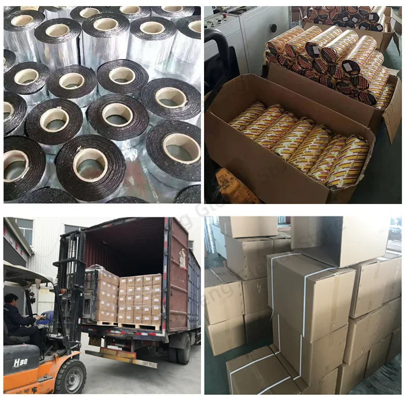 سوبر شريط مقاوم للماء ارتفاع درجة الحرارة المقاومة الألومنيوم احباط شريط أسفلت سقف جدار بركة الكراك القناة إصلاح مختومة الأشرطة الذاتية