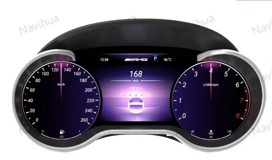 

New Upgrad For Mercedes Benz ML GL R GLE GLS G LCD Car Speedometer Dashboard GaugeClass Virtual Cockpit Instrument