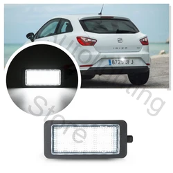 1P LED Canbus Error Free License Number Plate Light For Seat Ibiza IV 6J/6P Hatchback 2009 2010 2011 2012 2013 2014 2015 2016