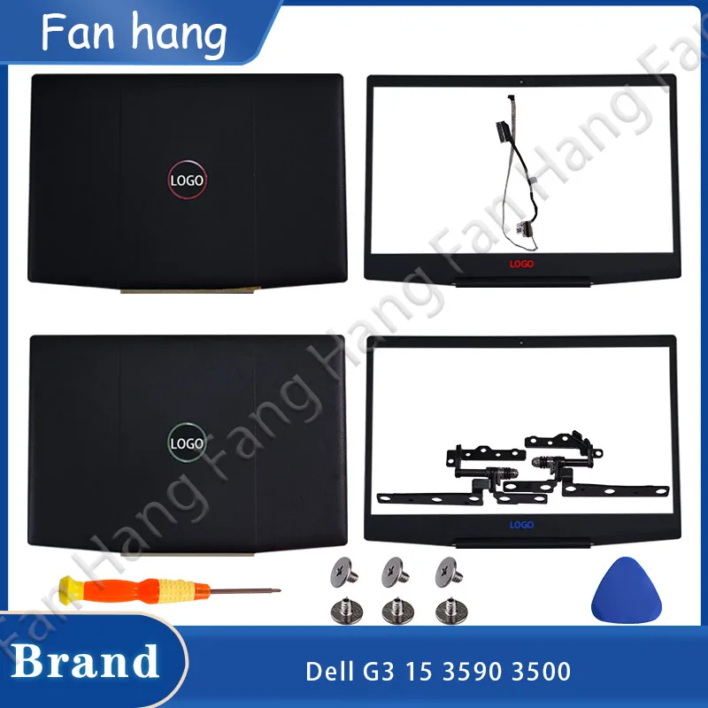 Imagem -01 - Laptop Case para Dell g3 15 3590 3500 Notebook Lcd Voltar Moldura Frontal Tampa Traseira Palmrest Câmera Substituição da Tampa Inferior Novo laptop case para dell g3 15 3590 3500 notebook lcd voltar moldura frontal tampa traseira palmrest camera substituicao da tampa inferior novo 01