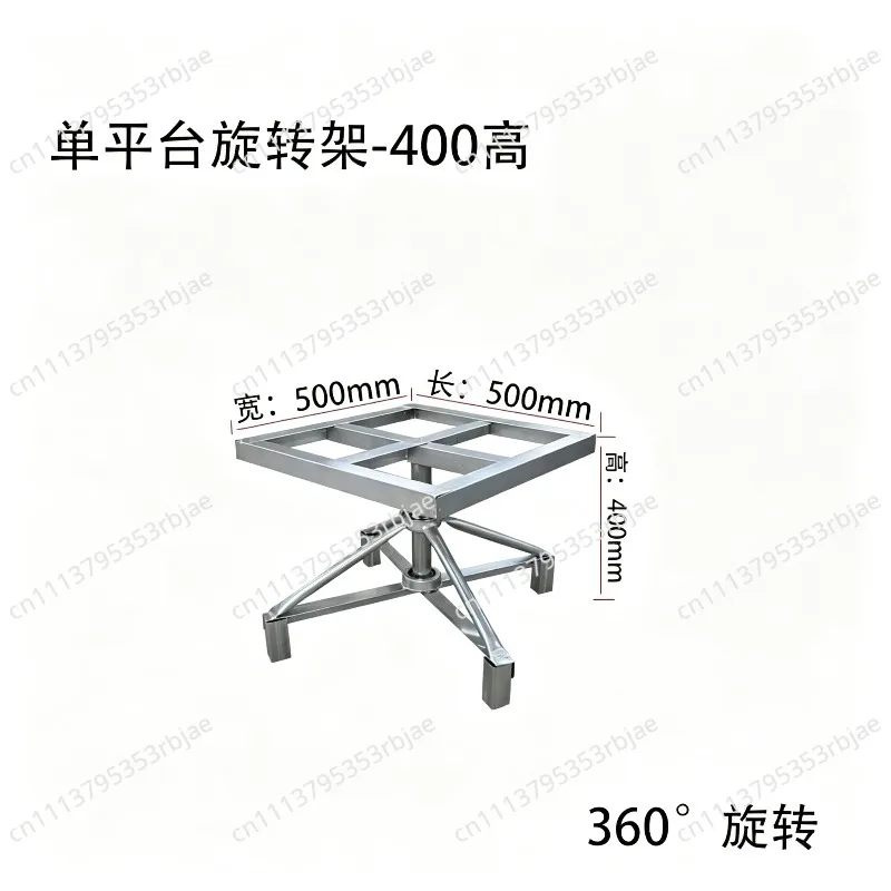 Painting Turntable Rotary Table Stainless Steel Double Bearing Heavy Duty Packaging Oil Spraying 360 Degree Rotary Frame