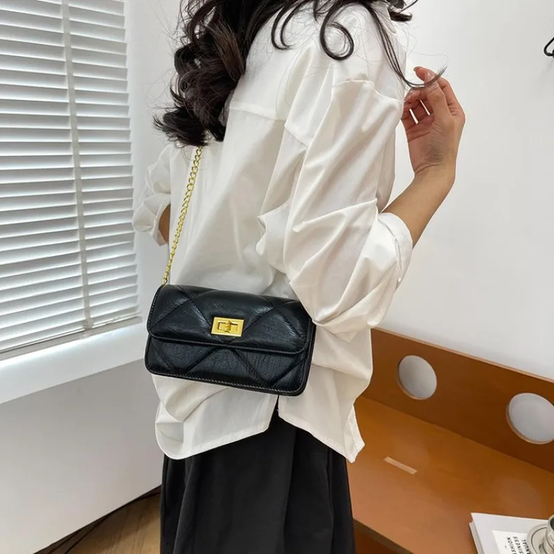 Best Superstar Show Diaper Bag Women's High-End Leather Handbag Fashionable Simple Vintage Tote Purse