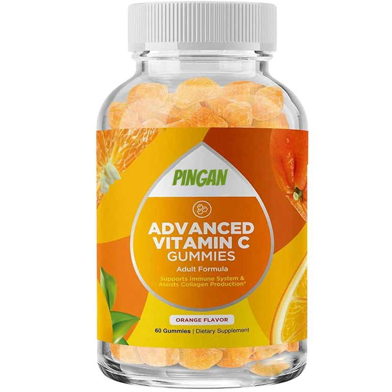 

Adult Natural Vitamin C Gummies, Containing Potent Brain Vitamin Supplements