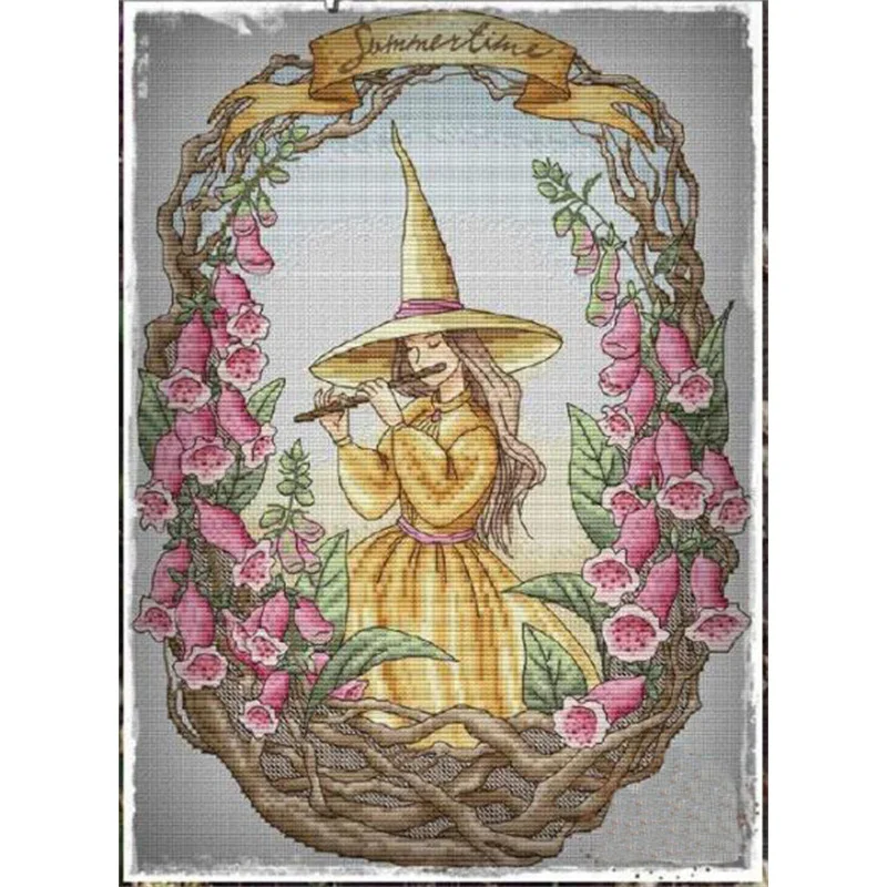 ZZ1474 DIY Homefun Cross Stitch Kit Packages Counted Cross-Stitching Kits New Pattern NOT PRINTED Cross stich Painting Set