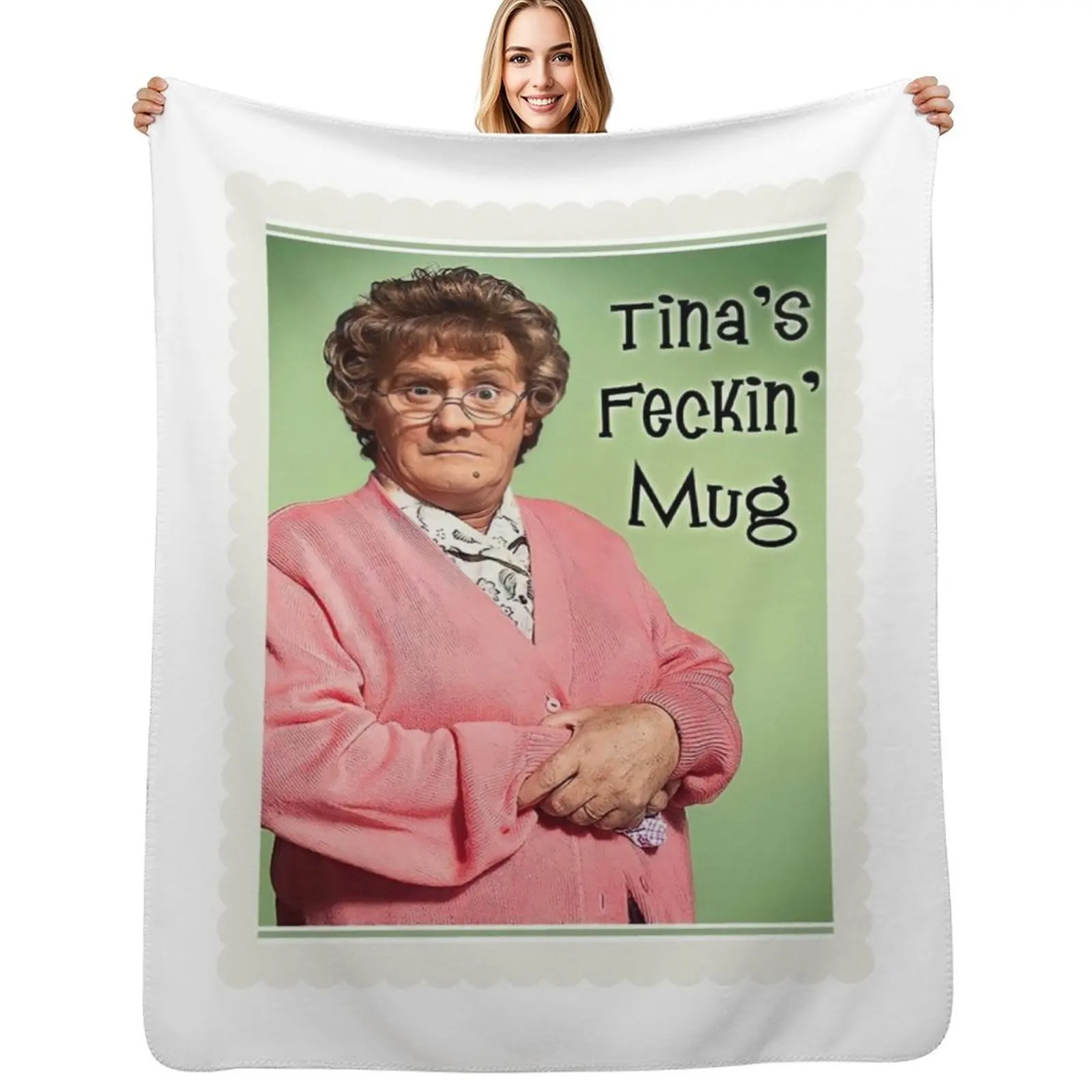 

Плед Mrs Browns Boys, ультраплюшевое уютное одеяло для сна и отдыха
