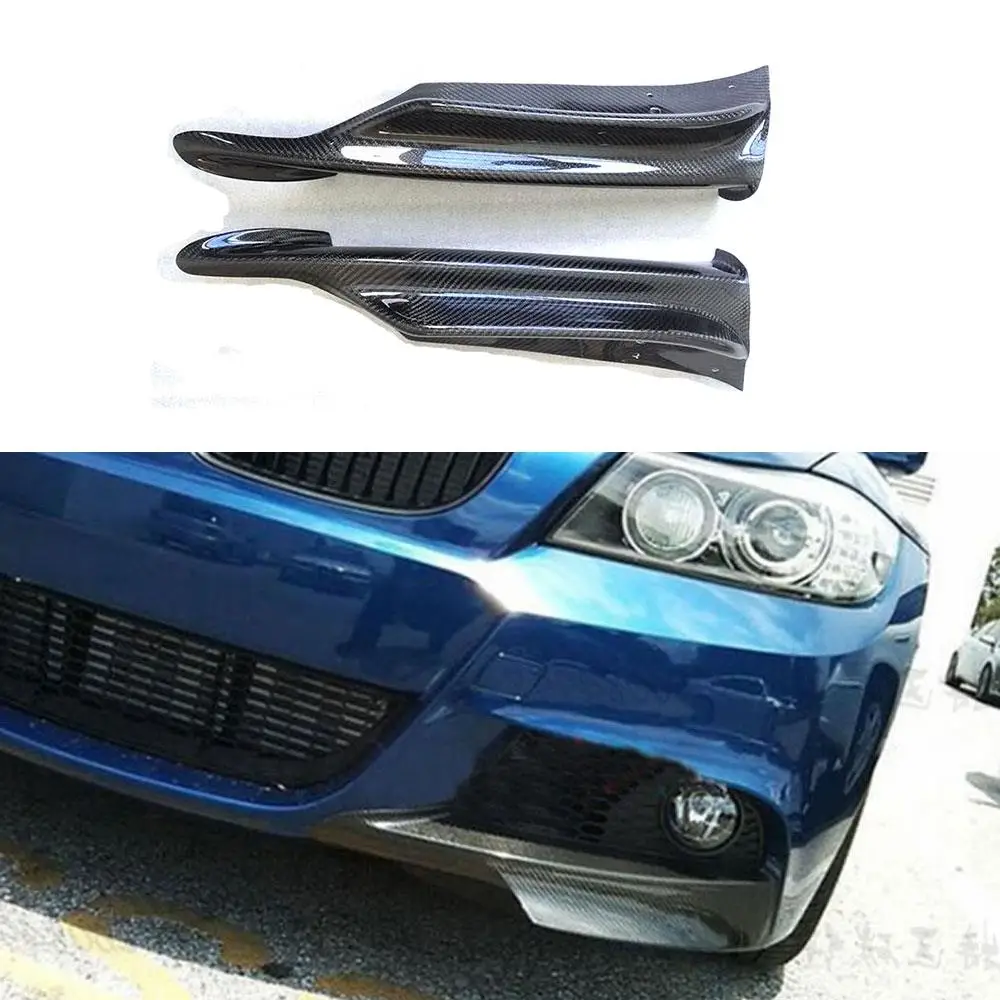 

Carbon Fiber Diffuser Front lip Splitters Flaps Aprons For BMW 3 Series E90 M Sport M-Tech 2006-2012 Bumper Winglets Car Styling