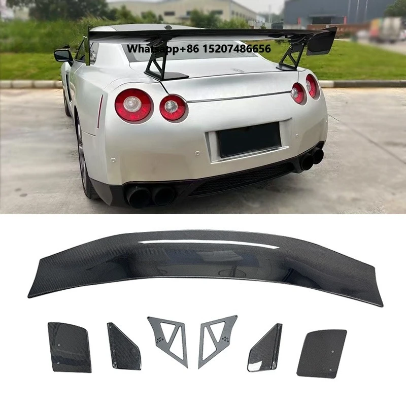 Luxury New High Quality Carbon Fiber Rear Spoiler Tail Wing for