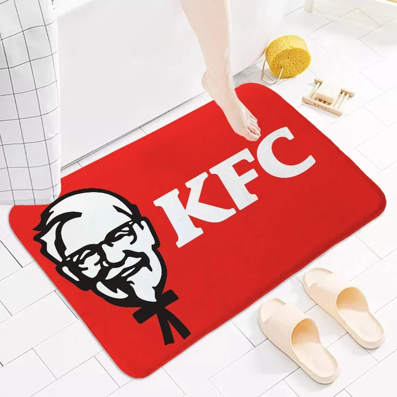 Bath Mat Rug Bathroom Foot Mat Non-slip Mat Small Floor Mats Door Mat KFC Doormat Entrance Door Kitchen Carpet Rugs Carpets R #