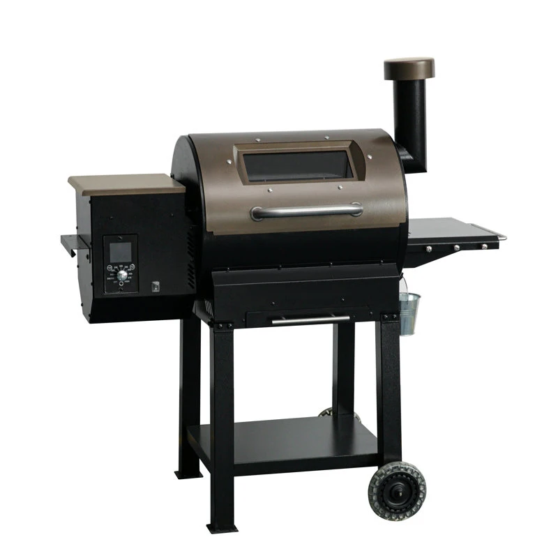 For Outdoor Heavy Duty Wood Pellet Grill Stainless Steel Grill Smoker