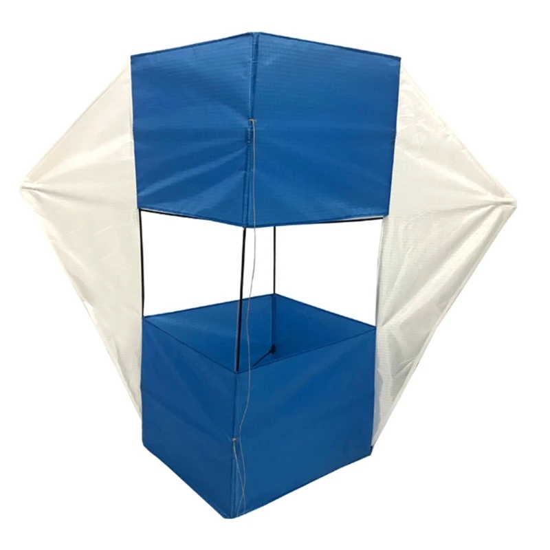 Large Cube Box Soft Tear-resistant Outdoor Sports Game Quality Easy to Fly Stereo Huge Kites