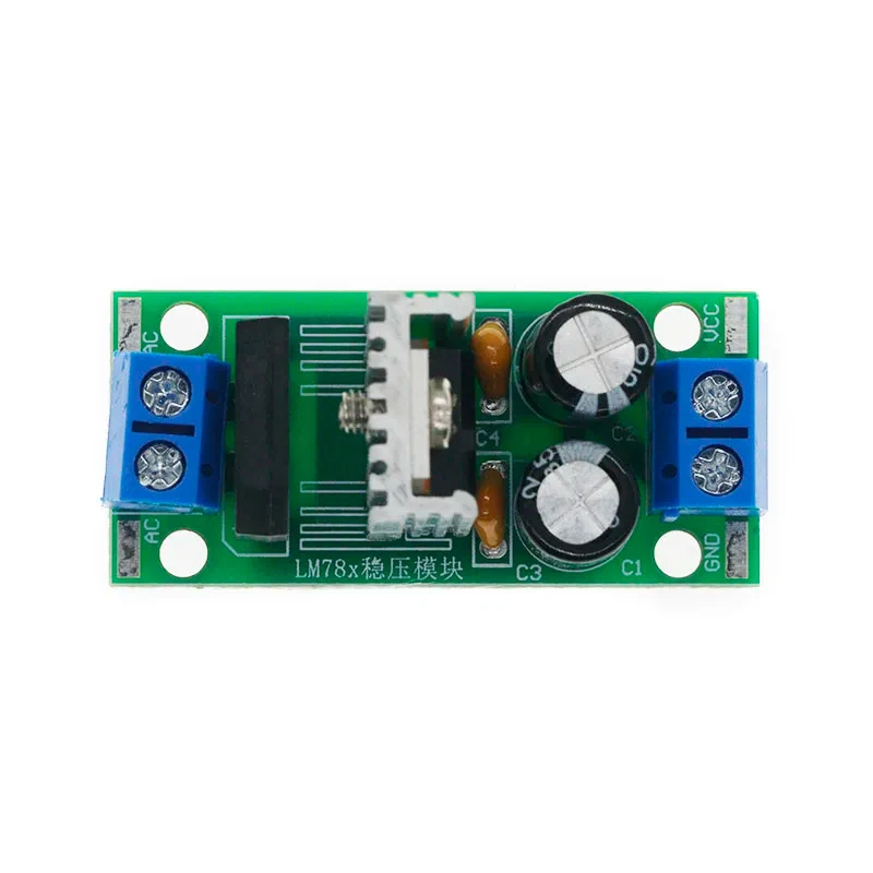 L7805 LM7812 Three-terminal Regulator Power Supply Module Rectifier Filter Power Converter 3A Rectifier Bridge 5V 12V Stabilizer