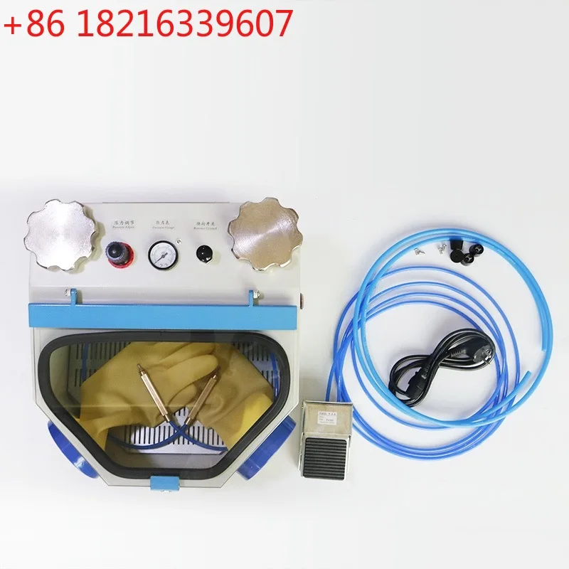 YAO Dental double pen sandblasting box porcelain inner crown orthodontic bracket sandblasting machine Useful
