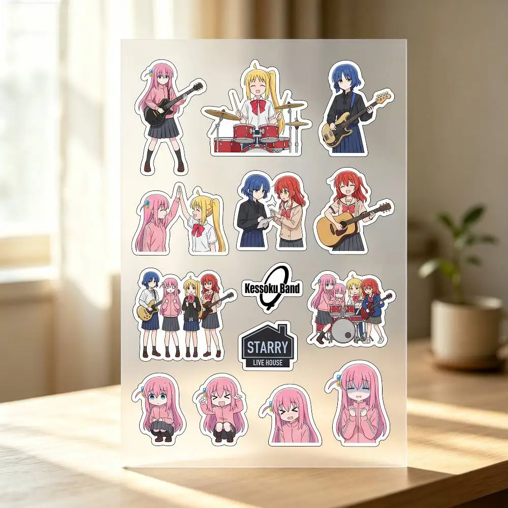 Popular Anime B-BOCCHI THE ROCK Stickers Auto Body Bumper Windows Motorcycle Laptop Walls Vinyl Decal Car Tuning Accessories