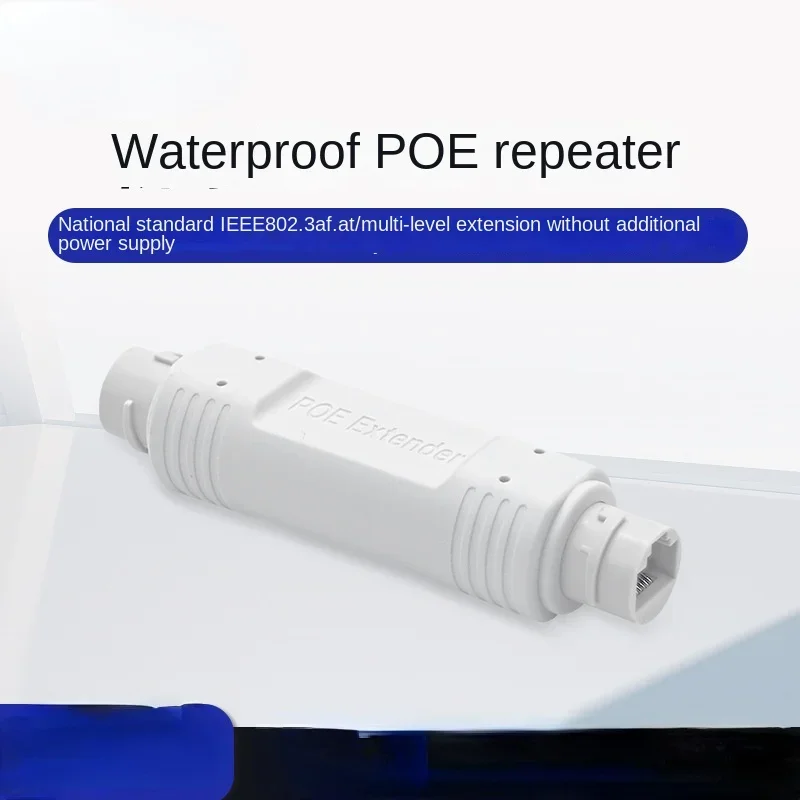 Imagem -04 - Extensor Repetidor Poe 48v Externo à Prova Dágua Adaptador de Injetor Poe de Extensão de 500m