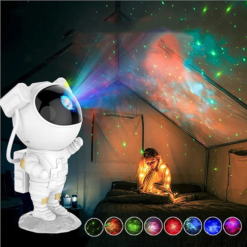 

USB plug-in astronaut sky projection light LED aurora bedroom night light astronaut decoration plug-in desktop bedroom