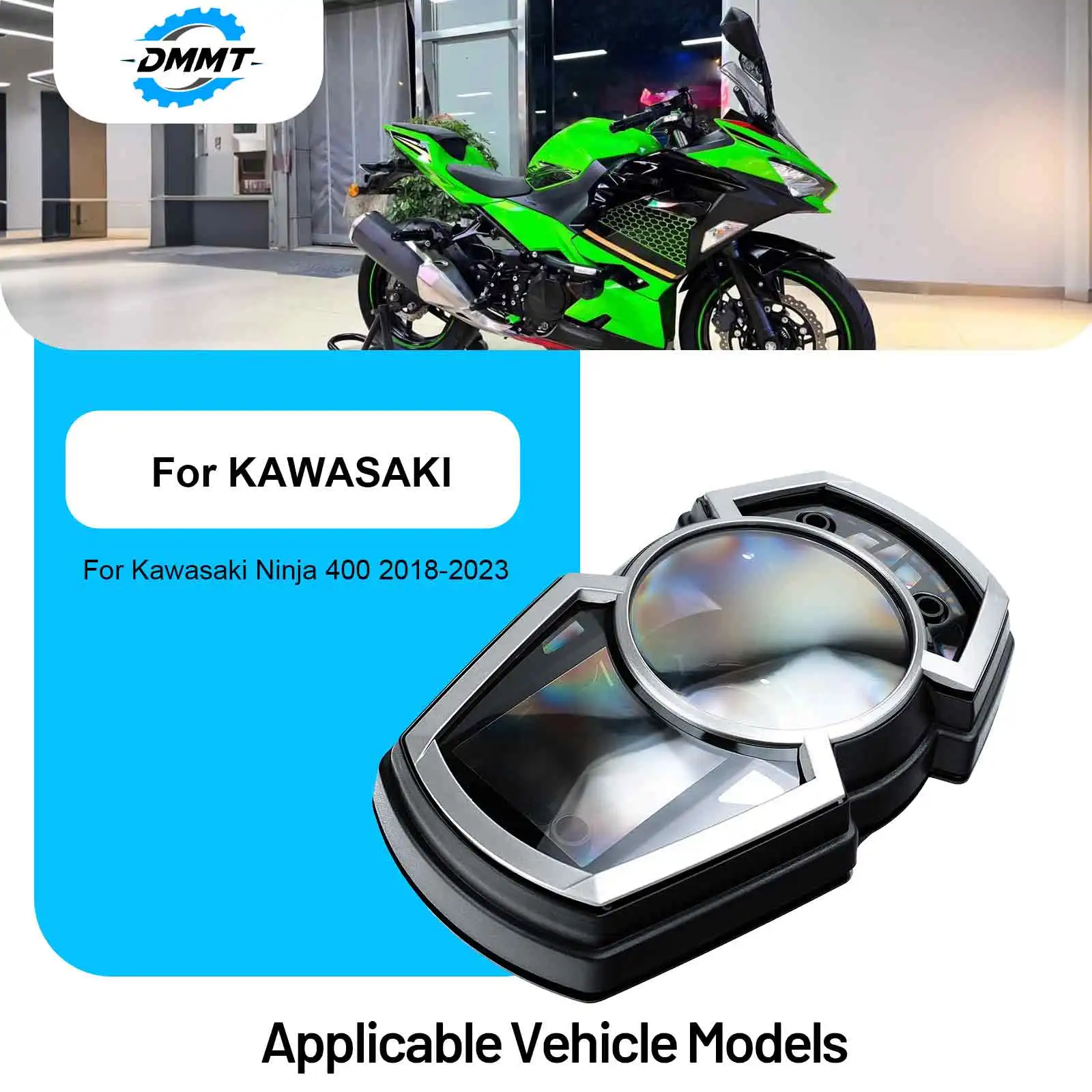 

Motorcycle Speedo Meter Gauge For Kawasaki Ninja 400 2018-2023 2019 2022 Motorcycle Speedometer Instrument Housing Cover