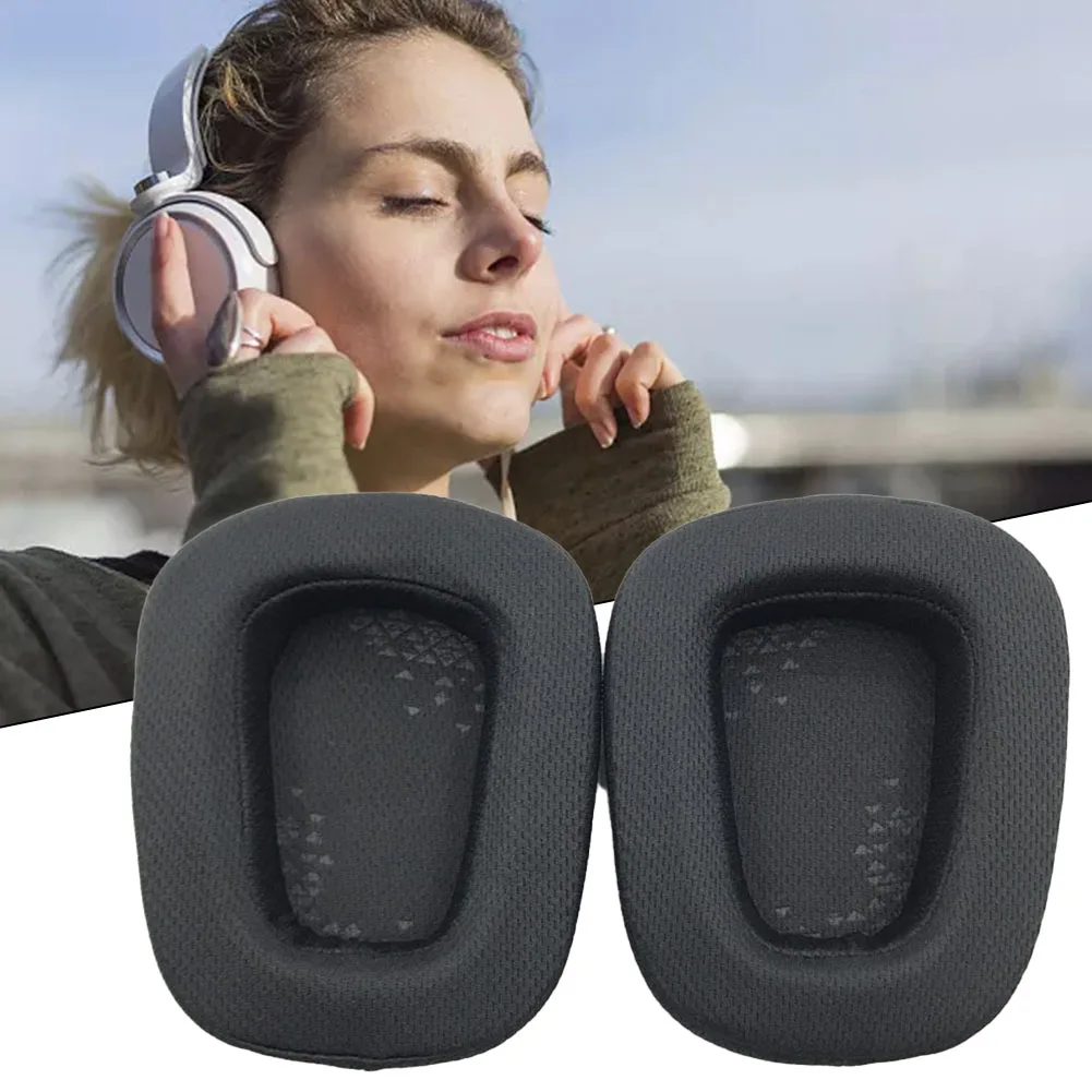 1 Pair Soft Replacement Ear Pads For G935 G635 G933 G633 Headphones Sponge Headband Cushions Earpads Ear Cover