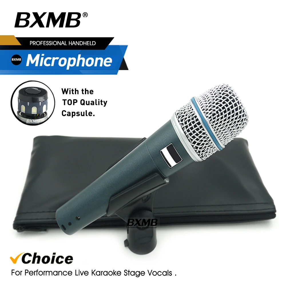 

High Quality Metal Professional Super-Cardioid Dynamic BETA57A Wired Microphone For Stage Live Vocals Karaoke Record Performance