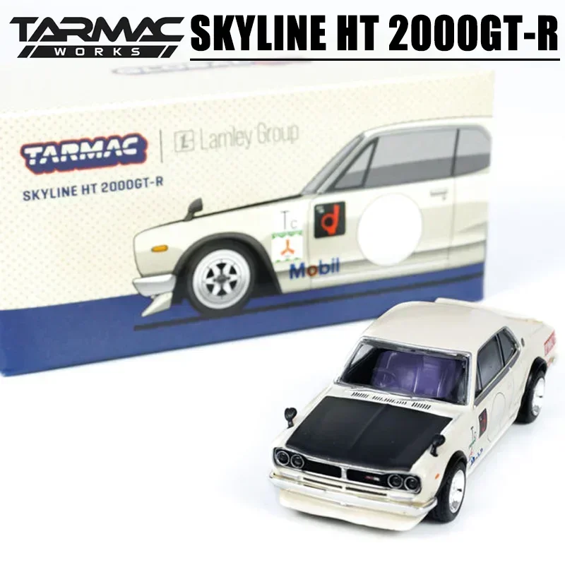 Tarmac Works 1/64 NISSAN SKYLINE HT 2000GT-R لعبة معدنيّة لسيارة دييكاست نموذج معدني هدايا