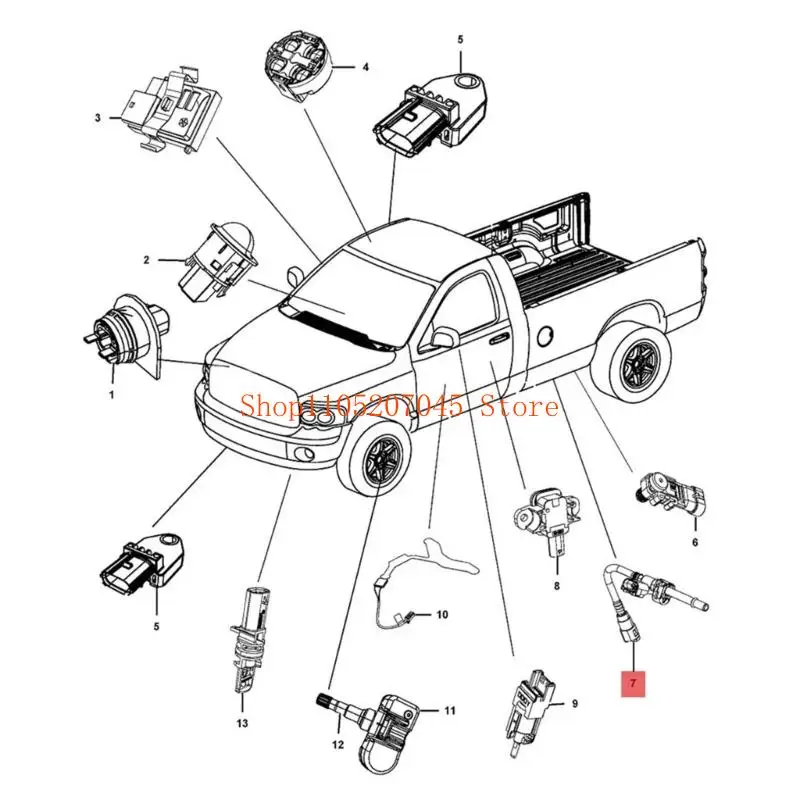 37cd Strong Plastic Pressure Quick Response Pressure 68210332AA Suitable for Automotive 1500