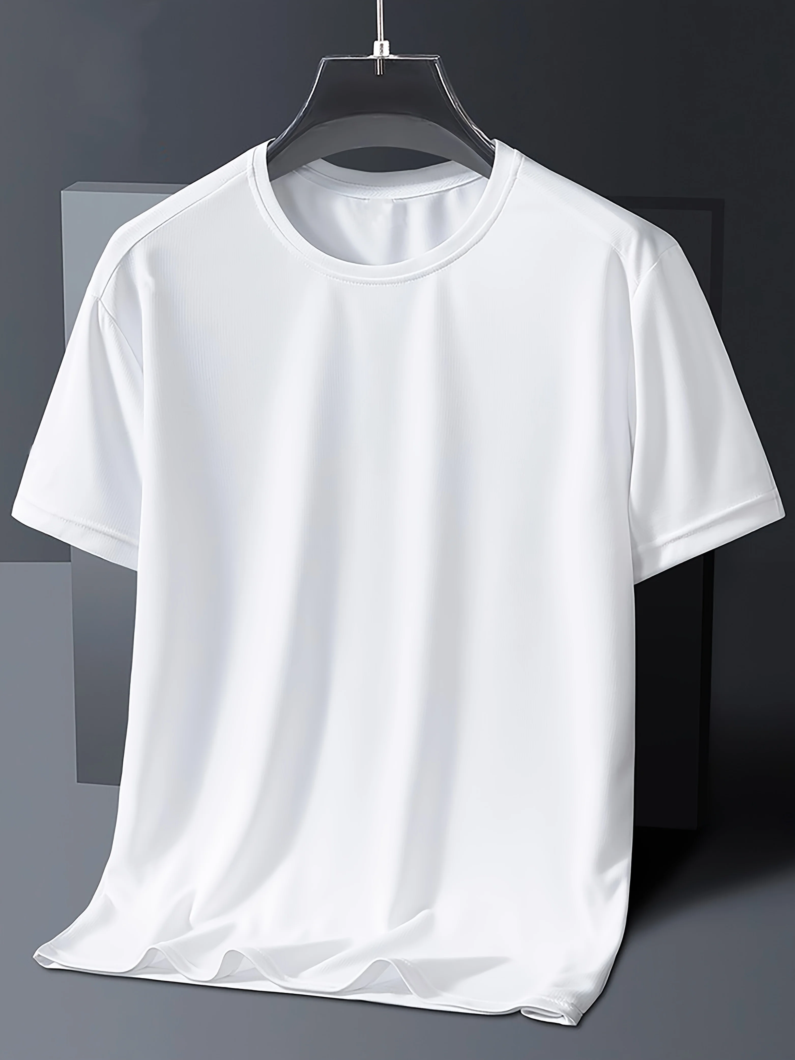

Men's Breathable Solid Color T-shirt A T-shirt Suitable for Both Leisure and Outdoor Sports for Motorcycle Enthusiasts