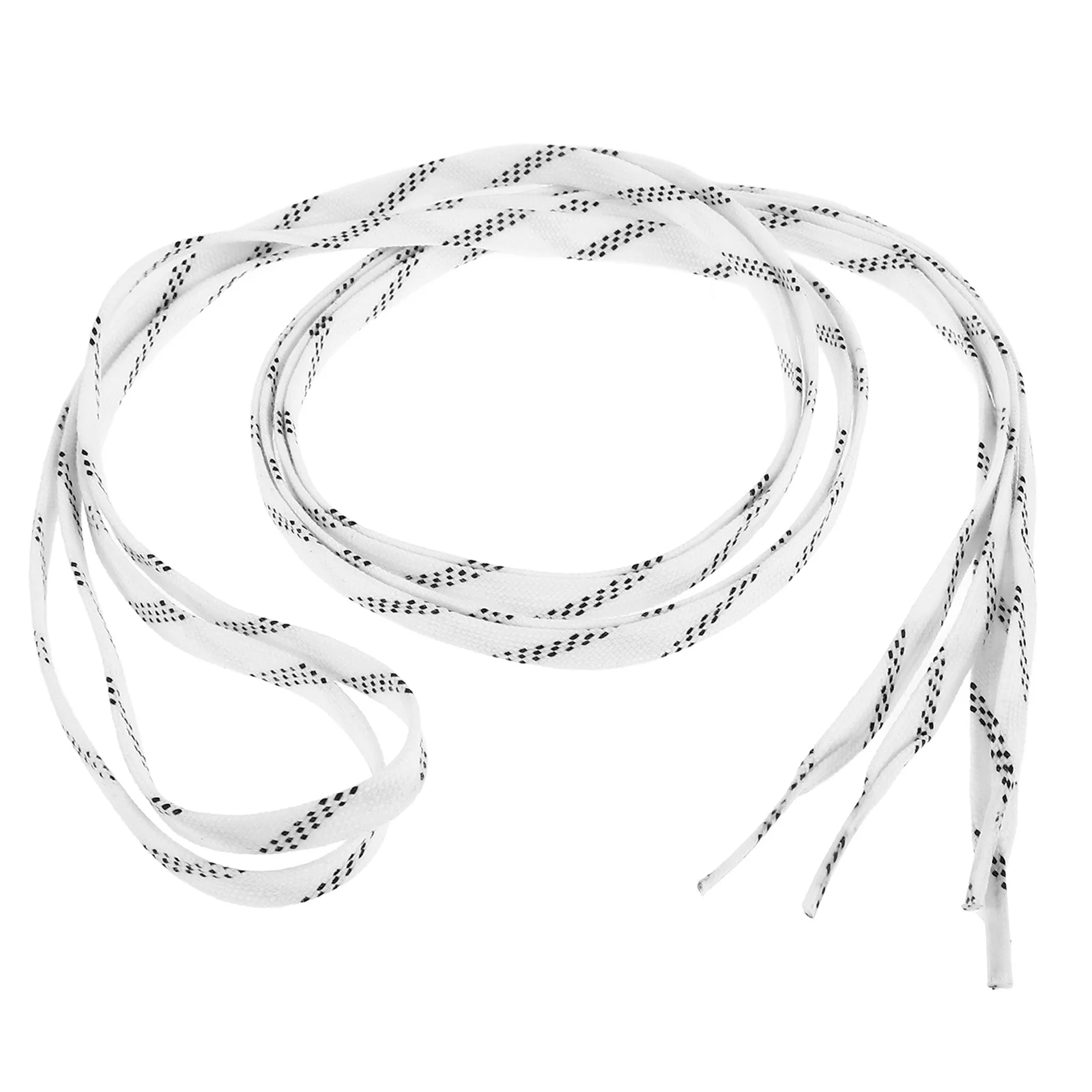 1 زوج أربطة الحذاء المسطحة لزلاجات الهوكي مشمع أربطة تزلج على الجليد قوية قابلة للتعديل طول مناسبة الشكل زلاجات دوارة أحذية التزلج #6