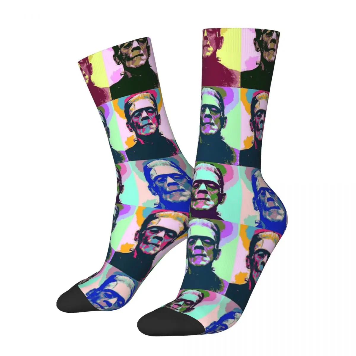 Frankenstein Art Men Women Socks Windproof Novelty Spring Summer Autumn Winter Stockings Gift