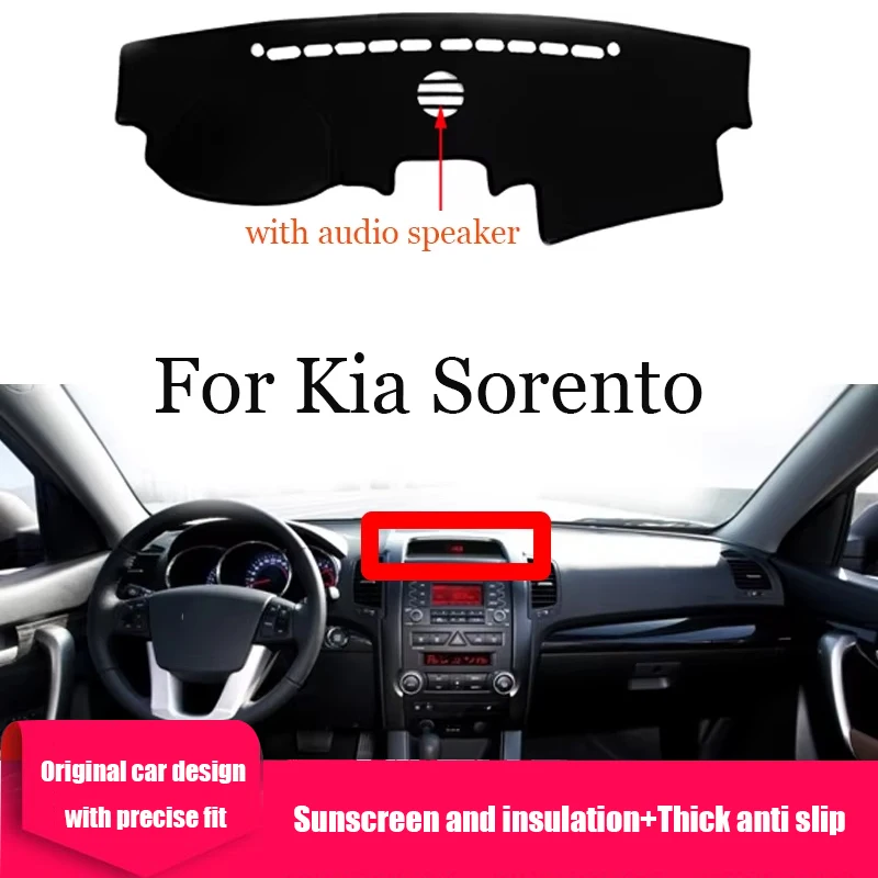 

ZUIMI Dashboard Cover Dash Mat Dashmat For Kia Sorento 2009 2010 2011 2012 LHD RHD Dash Board Cover Pad Sun Shade High Quality
