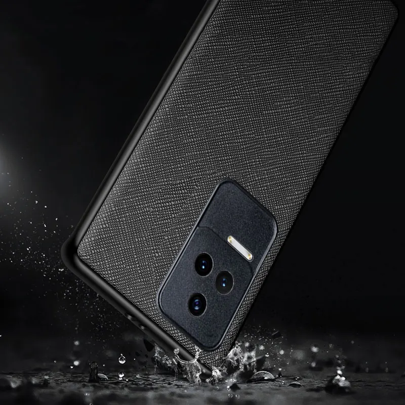 Case for Xiaomi Poco F4 5G, with simple and light cross pattern, phone case