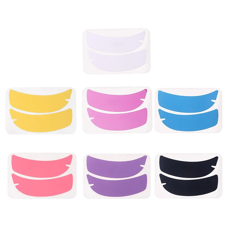 New Reusable 1Pair Eye Pads Silicone Stripe Lash Lift Eyelash Extension Hydrogel Patches Under Eye Gel Patch Makeup Tools