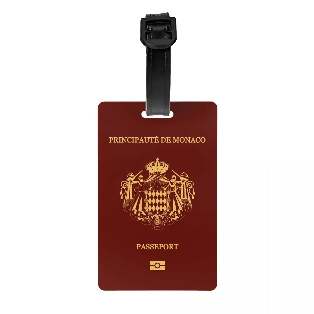 

Изготовленная на заказ багажная бирка для паспорта Монако с именной картой, конфиденциальная обложка, идентификационная этикетка для дорожной сумки, чемодана