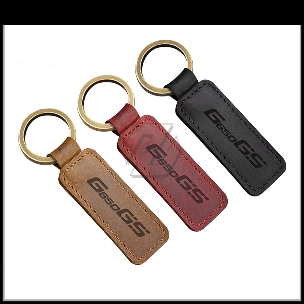 

For BMW Motorrad G650GS G650 GS Motorcycle Keychain Cowhide Key Ring