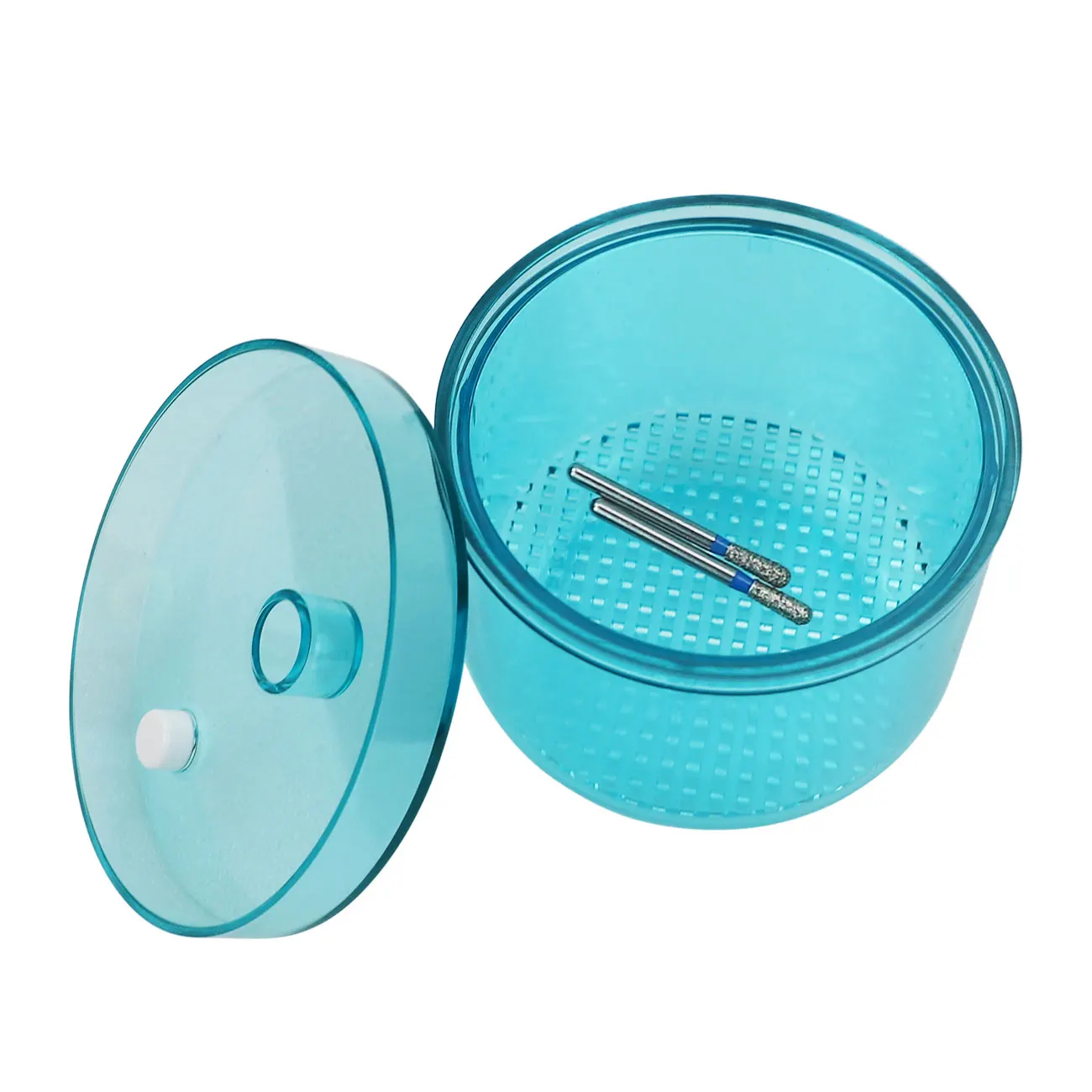 1Pcs Heat-Resistant Dental Disinfection Box Soak Burs Box Drills Sterilization Case Net Basket Clean Immersion Case Dental Tool